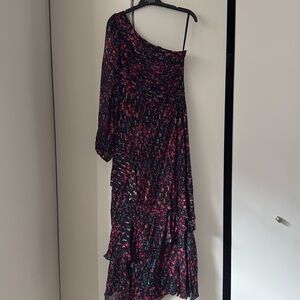 Shoshana Midnight one shoulder dress size 0